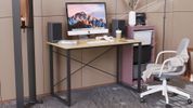 Компьютерный стол Ferrum-decor Дейв 75x140x60 черный ДСП Дуб Артизан 16мм (FRD-107053) FRD-107053 фото 2