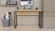 Комп'ютерний стіл Ferrum-decor Коді 75x140x70 чорний ДСП Дуб Артизан 16 мм (FRD-107203) FRD-107203 фото 6