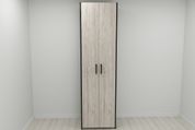 Шафа Гардероб Уні секція 7 серії Конект Ferrum-decor 220x60x50 см Чорний метал ДСП Дуб Сан-Марино 16 мм (FRD-106903) FRD-106903 фото 6