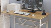 Комп'ютерний стіл Ferrum-decor Раян 75x100x60 білий ДСП Дуб Артизан 32 мм (FRD-107062)