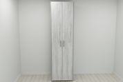Шкаф Гардероб Уни секция 6 серии Конект Ferrum-decor 220x60x50см Серый металл ДСП Бетон 16 мм (FRD-106912) FRD-106912 фото 4