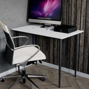 Універсальний стіл Prime Ferrum-decor 750x1200x700 Чорний метал ДСП Білий 16 мм (FRD-107663) FRD-107663 фото 2
