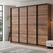 Шафа купе чотирьохдверна GBlack ST-3 Дуб Крафт табако G10547 фото