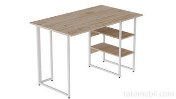 Комп'ютерний стіл Ferrum-decor Кевін 75x140x70 білий ДСП Дуб Сан-Марино 32мм (FRD-101295) FRD-101295 фото