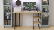 Комп'ютерний стіл Ferrum-decor Кевін 75x100x70 чорний ДСП Дуб Артизан 32 мм (FRD-107215) FRD-107215 фото 2