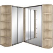 Шафа купе кутова (90х60х210 / 180х45х210) Фенікс FN10238 фото 1