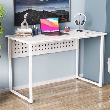Письмовий стіл Ferrum-decor Майк 75x100x60 білий ДСП Біле 16мм (FRD-101297) FRD-101297 фото