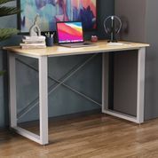 Письмовий стіл Ferrum-decor Драйв 750x1400x700 Сірий метал ДСП Дуб Артизан 16 мм (FRD-103204) FRD-103204 фото 1