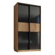 Шафа купе дводверна Новатор Лофт 02-4156 (150х60х220) Дуб крафт золотий DM6887 фото