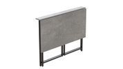 Стол раскладной Морис 900 Ferrum-decor 750x900x500 Черный металл ДСП Бетон 16 мм (FRD-107317) FRD-107317 фото 7