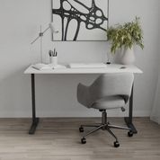 Стіл письмовий Space Ferrum-decor 750x1000x700 Чорний метал ДСП Білий 16 мм (FRD-107868) FRD-107868 фото 2