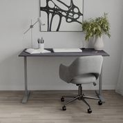Стол письменный Space Ferrum-decor 750x1000x700 Серый металл ДСП Каштан Арвадонна 16 мм (FRD-107869) FRD-107869 фото 1