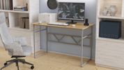 Компьютерный стол Ferrum-decor Раян 75x100x70 серый ДСП Дуб Артизан 32мм (FRD-107069) FRD-107069 фото 3