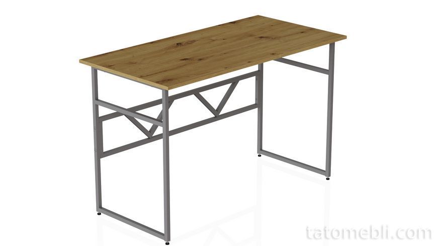 Компьютерный стол Ferrum-decor Раян 75x100x70 серый ДСП Дуб Артизан 32мм (FRD-107069) FRD-107069 фото