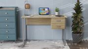 Комп'ютерний стіл Ferrum-decor Гаррі 75x140x60 сірий ДСП Дуб Сан-Марино 32мм (FRD-101469) FRD-101469 фото 5