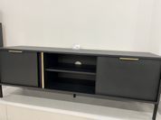 Тумба под телевизор Perfect Home Ларс/Lars 2-дверная 2D/153 Антрацит (PFH-091023) PFH-091023 фото 9