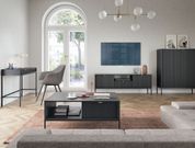 Стол туалетный Perfect Home Новая/Nova с 2 ящиками и черными ножками T104 Черный (PFH-091264) PFH-091264 фото 5