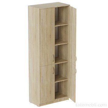 Шкаф Анжело Ferrum-decor на 5 полок с 4 дверями 1900x700x380 ДСП Дуб Сонома 16 мм (FRD-105040) FRD-105040 фото