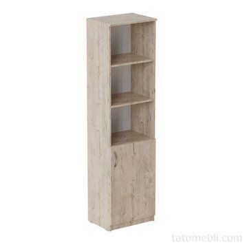 Пенал Анжело Ferrum-decor на 4 полки с 1 дверью 1900x500x380 ДСП Дуб Сан-Марино 16 мм (FRD-104949) FRD-104949 фото