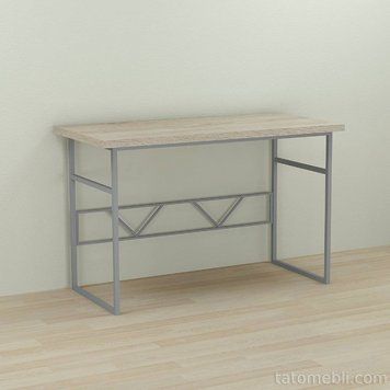 Письмовий стіл Ferrum-decor Райан 76x120x70 сірий ДСП Дуб Сонома 32мм (FRD-101637) FRD-101637 фото