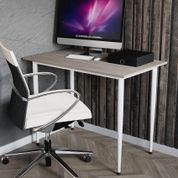 Універсальний стіл Prime Ferrum-decor 750x1400x600 Білий метал ДСП Дуб Кремона Канолло 16 мм (FRD-107705) FRD-107705 фото 1