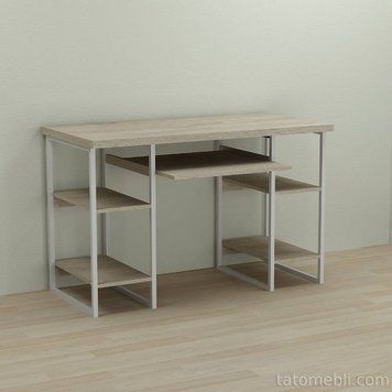 Письмовий стіл Ferrum-decor Тім 76x120x60 білий ДСП Дуб Сонома 32мм (FRD-101360) FRD-101360 фото