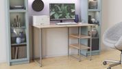 Письмовий стіл Ferrum-decor Гаррі 75x120x70 сірий ДСП Дуб Сонома 16мм (FRD-101472) FRD-101472 фото 4