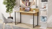 Комп'ютерний стіл Ferrum-decor Скай 75x100x70 чорний ДСП Дуб Артизан 16 мм (FRD-106972) FRD-106972 фото 2