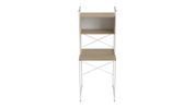 Стеллаж полка Бафрум 403 Ferrum-decor для стиральной машины 178x70,5x60,5 Черный металл ДСП Дуб Сонома 16 мм (FRD-107373) FRD-107373 фото 5