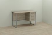 Письмовий стіл Ferrum-decor Гаррі 75x120x70 сірий ДСП Дуб Сонома 16мм (FRD-101472) FRD-101472 фото 3