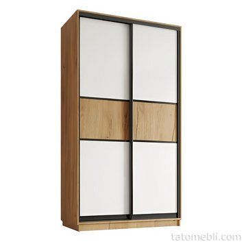 Шкаф купе двухдверный Новатор Лофт 01-1106 (100х60х220) Дуб крафт золотой DM6793 фото