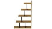 Етажерка Ferrum-decor Стелла 1600x1020x300 Чорний метал ДСП Дуб Артизан (FRD-105491) FRD-105491 фото 3