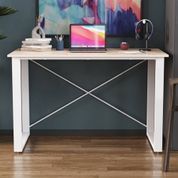 Письменный стол Ferrum-decor Драйв 750x1400x600 Белый металл ДСП Дуб Сан-Марино 32 мм (FRD-103353) FRD-103353 фото 4