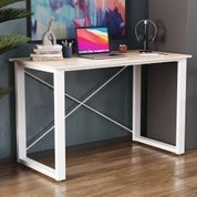 Письменный стол Ferrum-decor Драйв 750x1400x600 Белый металл ДСП Дуб Сан-Марино 32 мм (FRD-103353) FRD-103353 фото 1