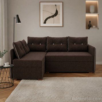 Кутовий диван ортопедичний Мекко Meet 2080х1430 Light тканина Bagama 11 (MEK-161190) MEK-161210 фото