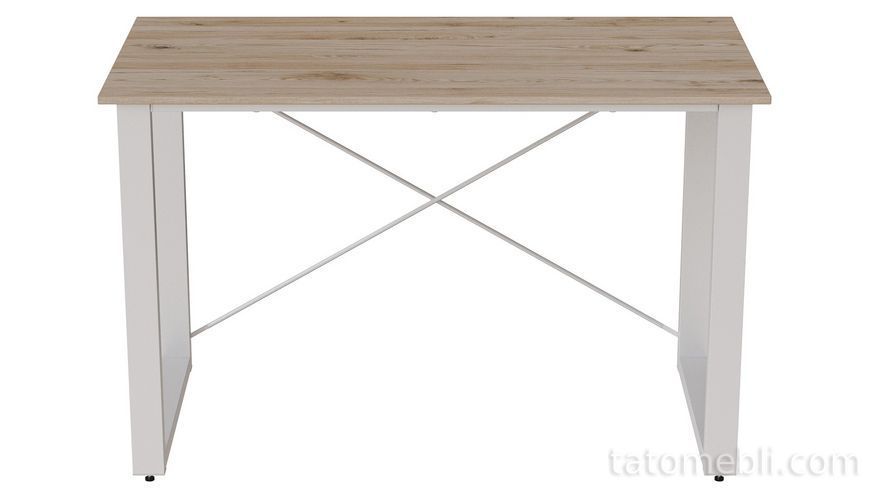 Письменный стол Ferrum-decor Драйв 750x1400x600 Белый металл ДСП Дуб Сан-Марино 32 мм (FRD-103353) FRD-103353 фото
