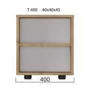 Тумба приліжкова Вулик Т400 (40х40х45) Дуб Крафт золотий DM7309 фото 4