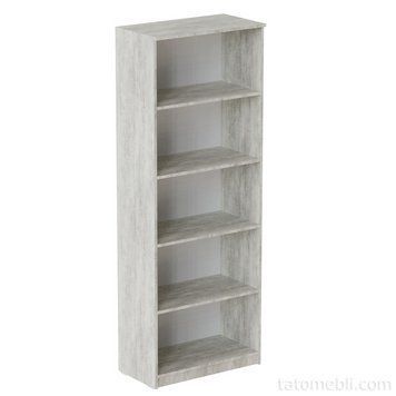 Шкаф Анжело Ferrum-decor на 5 полок 1900x800x380 ДСП Бетон 16 мм (FRD-105048) FRD-105048 фото