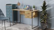 Компьютерный стол Ferrum-decor Дакота 75x140x60 серый ДСП Дуб Артизан 16мм (FRD-107276) FRD-107276 фото 2