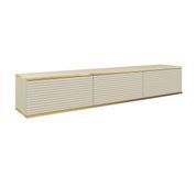 Тумба під телевізор навісна Perfect Home Оро / Oro 3-дверна RTV175 MDF Бежевий (PFH-091366) PFH-091366 фото 3