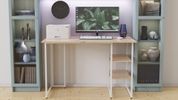 Письмовий стіл Ferrum-decor Гаррі 75x140x70 сірий ДСП Біле 16мм (FRD-101481) FRD-101481 фото 2