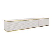 Тумба під телевізор навісна Perfect Home Оро / Oro 3-дверна RTV175 MDF Білий (PFH-091364) PFH-091364 фото 3