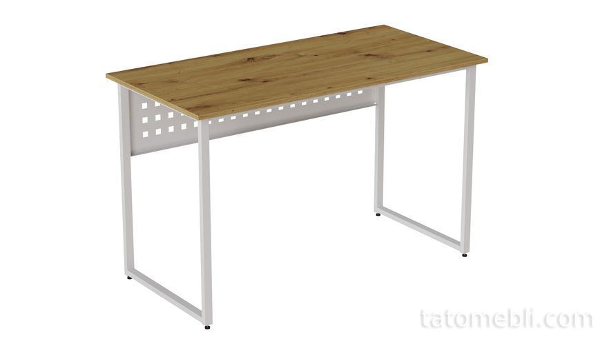 Комп'ютерний стіл Ferrum-decor Майк 75x140x70 білий ДСП Дуб Артизан 16 мм (FRD-107127) FRD-107127 фото
