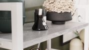Етажерка 4/60 Ferrum-decor Серії Конект 120x60x28 білий ДСП Бетон 16мм (FRD-105528) FRD-105528 фото 2