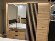 Шкаф полукупе Perfect Home Талли / Tally 4-дверный с зеркалом 4D2S/220 Дуб артизан/антрацит (PFH-091097) PFH-091097 фото 10