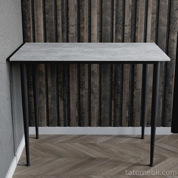 Універсальний стіл Prime Ferrum-decor 750x1000x600 Чорний метал ДСП Бетон 16 мм (FRD-107629) FRD-107629 фото