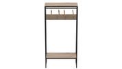 Вішалка модульна підлогова Ferrum-decor Треліс 14 180x90x38 чорний ДСП Дуб Сан-Марино 16мм (FRD-104344) FRD-104344 фото 3