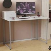 Письмовий стіл Ferrum-decor Ханна 75x120x60 сірий ДСП Біле 16мм (FRD-101401)