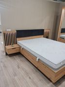 Ліжко (каркас) Perfect Home Таллі / Tally 160 з м'яким ізголів'ям двоспальне Дуб артизан/антрацит (PFH-091099) PFH-091099 фото 6