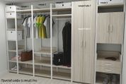 Шкаф Гардероб Уни секция 1 серии Конект Ferrum-decor 220x60x50см Белый металл ДСП Дуб Сонома 32 мм (FRD-104509) FRD-104509 фото 7